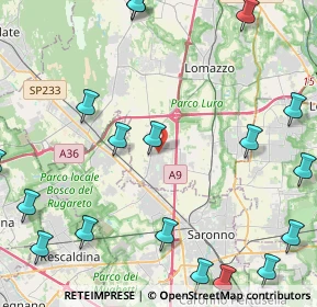 Mappa Via Crocetta, 22078 Turate CO, Italia (6.386)