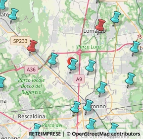 Mappa Via Crocetta, 22078 Turate CO, Italia (6.249)