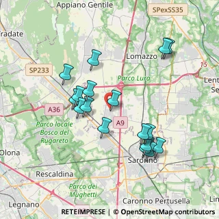 Mappa Via Crocetta, 22078 Turate CO, Italia (3.57824)