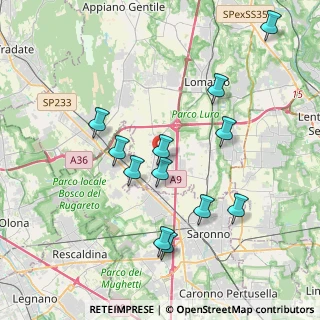 Mappa Via Crocetta, 22078 Turate CO, Italia (3.845)