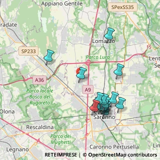 Mappa Via Crocetta, 22078 Turate CO, Italia (4.0275)