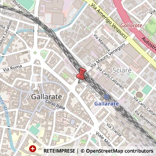 Mappa Via le Alberico Albricci, 21013 Gallarate VA, Italia, 21013 Gallarate, Varese (Lombardia)
