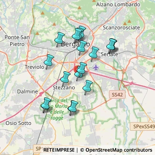 Mappa Via G. Henking, 24052 Azzano San Paolo BG, Italia (3.38944)