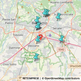 Mappa Via G. Henking, 24052 Azzano San Paolo BG, Italia (3.69273)