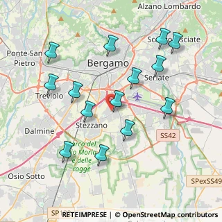 Mappa Via G. Henking, 24052 Azzano San Paolo BG, Italia (4.00929)