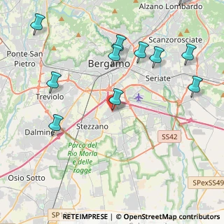 Mappa Via G. Henking, 24052 Azzano San Paolo BG, Italia (5.16)
