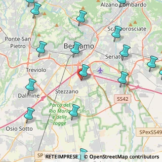 Mappa Via G. Henking, 24052 Azzano San Paolo BG, Italia (6.02188)