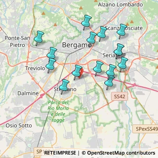 Mappa Via G. Henking, 24052 Azzano San Paolo BG, Italia (3.818)