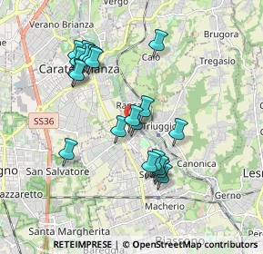 Mappa Via Castello, 20847 Albiate MB, Italia (1.669)