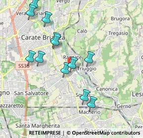 Mappa Via Castello, 20847 Albiate MB, Italia (1.9525)