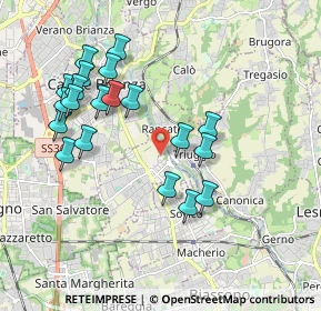 Mappa Via Costa Corta, 20847 Albiate MB, Italia (1.914)