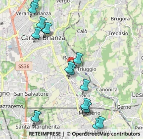 Mappa Via Castello, 20847 Albiate MB, Italia (2.47353)