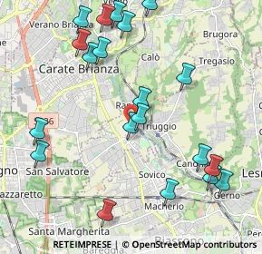 Mappa Via Castello, 20847 Albiate MB, Italia (2.373)