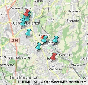 Mappa Via Costa Corta, 20847 Albiate MB, Italia (1.59083)