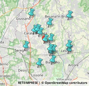 Mappa Via Castello, 20847 Albiate MB, Italia (3.00188)