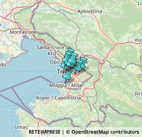 Mappa Via dello Scoglio, 34127 Trieste TS, Italia (19.43)