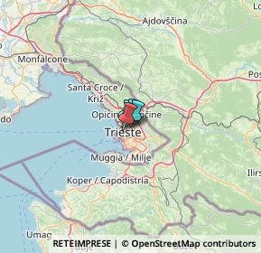 Mappa Via dello Scoglio, 34127 Trieste TS, Italia (36.23909)