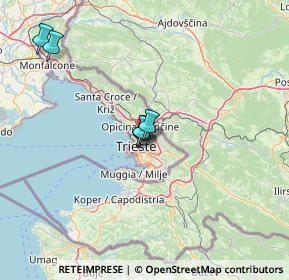 Mappa Via dello Scoglio, 34127 Trieste TS, Italia (34.87636)