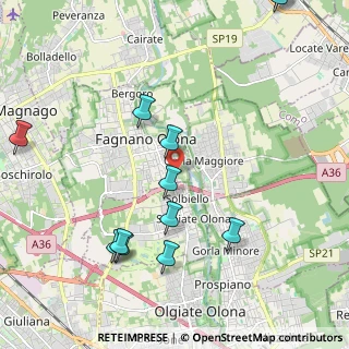 Mappa Via G. Leopardi, 21054 Fagnano Olona VA, Italia (2.50583)