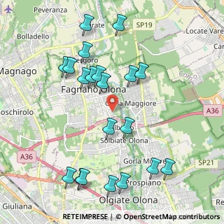 Mappa Via G. Leopardi, 21054 Fagnano Olona VA, Italia (2.2315)