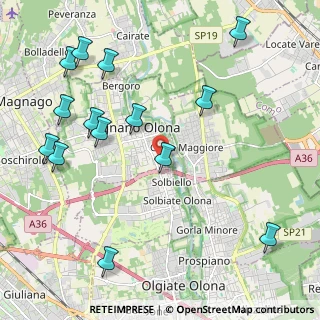 Mappa Via G. Leopardi, 21054 Fagnano Olona VA, Italia (2.55143)