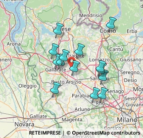 Mappa Via G. Leopardi, 21054 Fagnano Olona VA, Italia (11.61143)