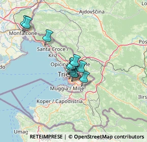 Mappa Via dei Pagliaricci, 34128 Trieste TS, Italia (8.91545)