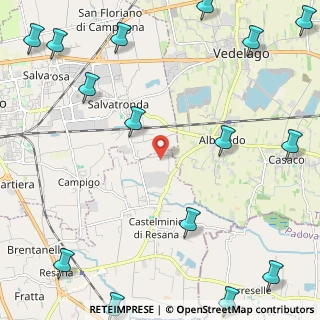 Mappa Via Badoere, 31023 Resana TV, Italia (3.49867)