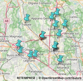 Mappa Cislago, 21040 Cislago VA, Italia (7.05063)