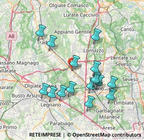 Mappa Cislago, 21040 Cislago VA, Italia (7.05)