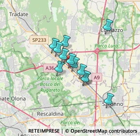 Mappa Cislago, 21040 Cislago VA, Italia (2.325)