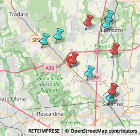 Mappa Cislago, 21040 Cislago VA, Italia (4.4225)