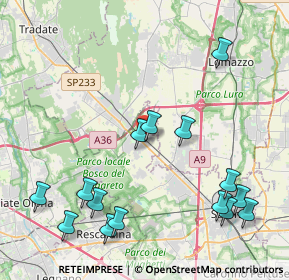 Mappa Cislago, 21040 Cislago VA, Italia (4.98267)