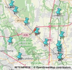 Mappa Cislago, 21040 Cislago VA, Italia (5.51286)