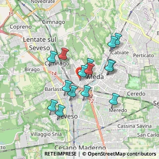 Mappa Via Radaelli, 20821 Meda MB, Italia (1.51533)