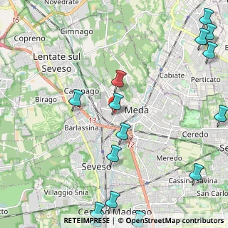 Mappa Via Radaelli, 20821 Meda MB, Italia (3.15)