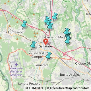 Mappa 21013 Gallarate VA, Italia (3.74091)