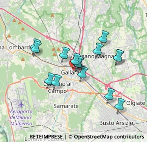 Mappa 21013 Gallarate VA, Italia (3.04867)