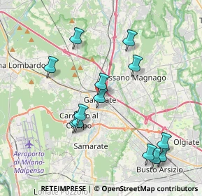 Mappa 21013 Gallarate VA, Italia (4.01846)