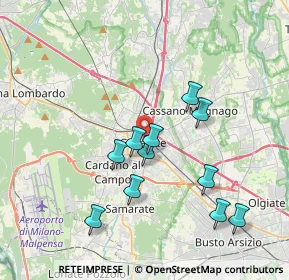 Mappa 21013 Gallarate VA, Italia (3.49273)