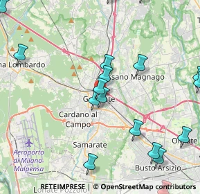 Mappa 21013 Gallarate VA, Italia (5.6895)