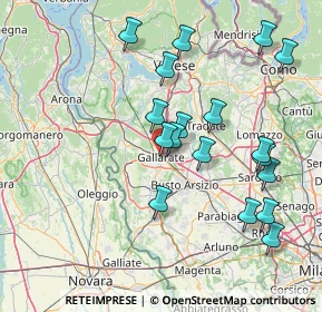 Mappa 21013 Gallarate VA, Italia (15.51889)