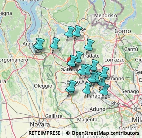 Mappa 21013 Gallarate VA, Italia (10.7085)