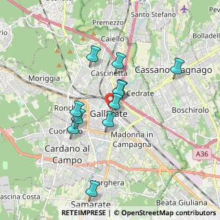 Mappa 21013 Gallarate VA, Italia (1.50636)