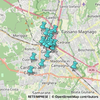 Mappa 21013 Gallarate VA, Italia (1.09353)