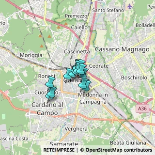 Mappa 21013 Gallarate VA, Italia (0.702)