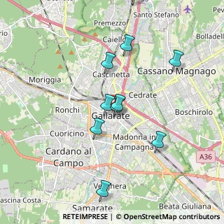 Mappa 21013 Gallarate VA, Italia (2.09455)