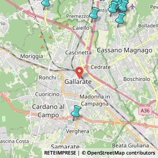 Mappa 21013 Gallarate VA, Italia (3.82636)