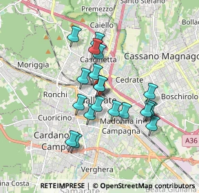 Mappa 21013 Gallarate VA, Italia (1.453)