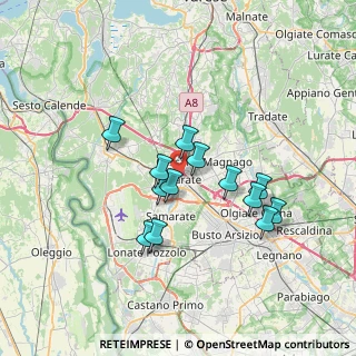 Mappa 21013 Gallarate VA, Italia (5.82231)